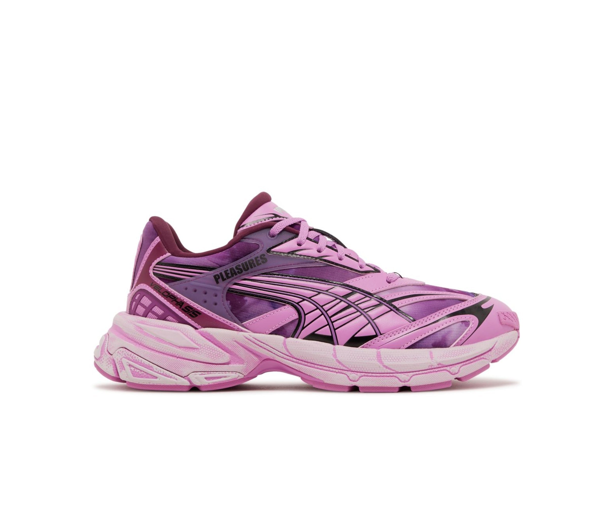 Puma Sneaker Velophasis Overdyed Pleasures Purple/Fucshia Black-White